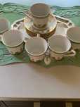 Set cafea , motive florale deosebite