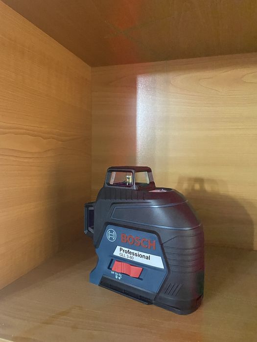 BOSCH GLL 3-80 nivela laser 360 grade lumina rosie NOU