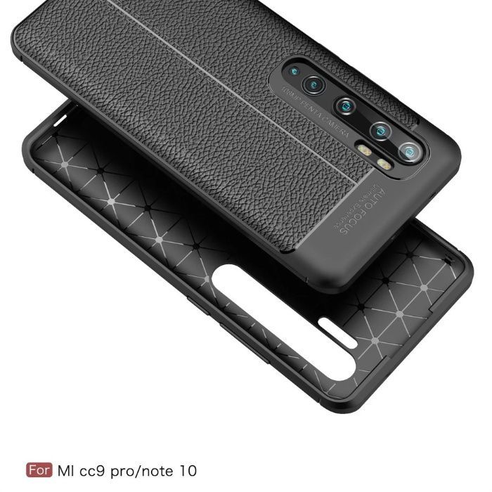 Husa Antisoc model tip PIELE pt Xiaomi Mi Note 10, Mi Note 10 Pro