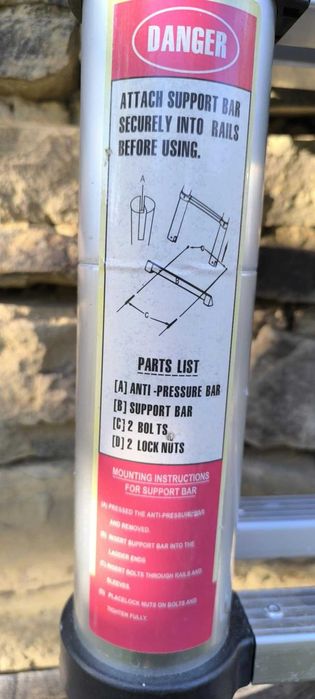 Телескопична стълба GEKO 5 метра Германия