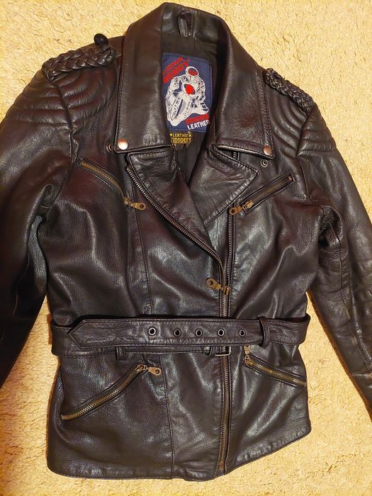 Geaca de dama moto,chopper,rock,piele,model clasic,vintage