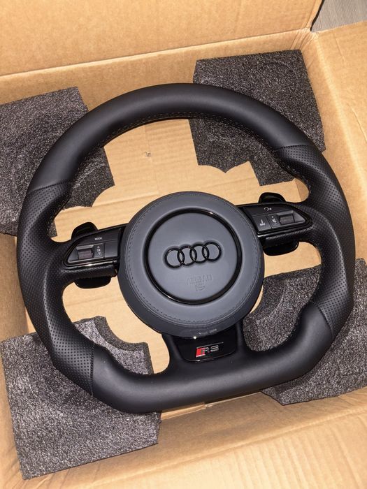 Volan Audi A4/A5/A6/A7/A8/Q3/Q5/Q7/A1/A3 Carbon/Piele
