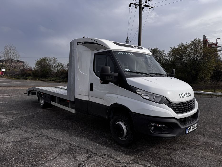 Iveco Daily 7.2 T C180 Platforma auto cabina dormit 2020