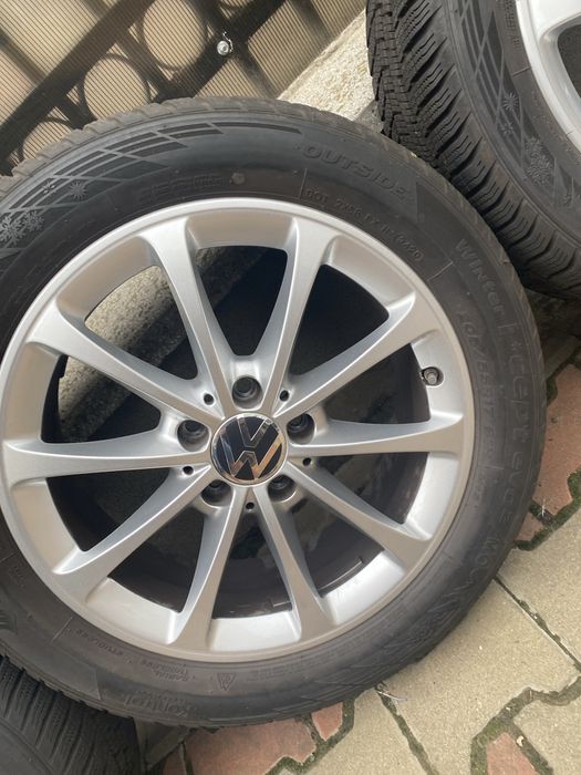 Roti/jante vw passat,eos,sharan 205/55/17 ms si fulg , hankook iarna
