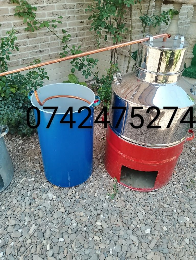 Cazan Tuica din Inox,60 &120 litri+Accesorii