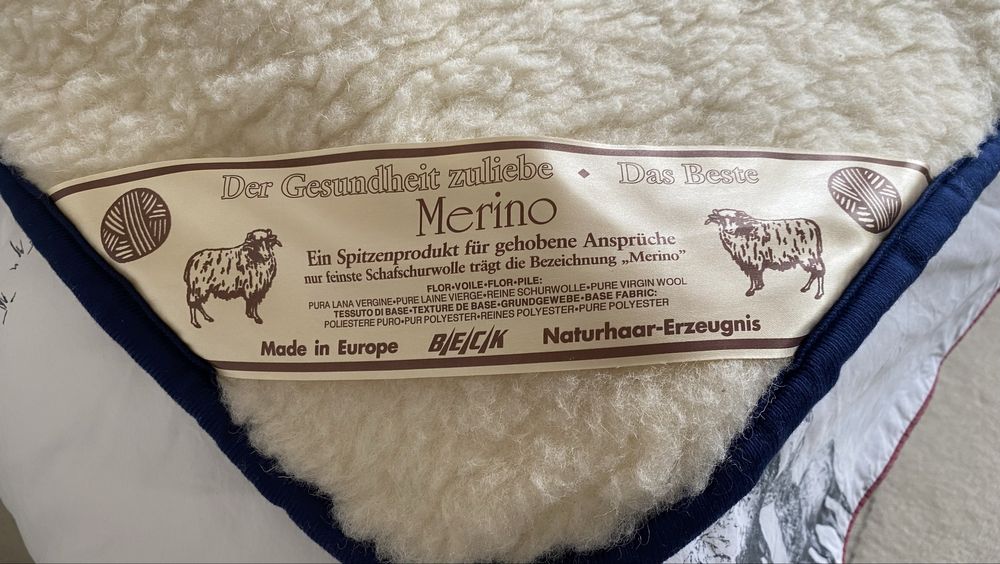 Мерино одеяло с двойни страни 137/197