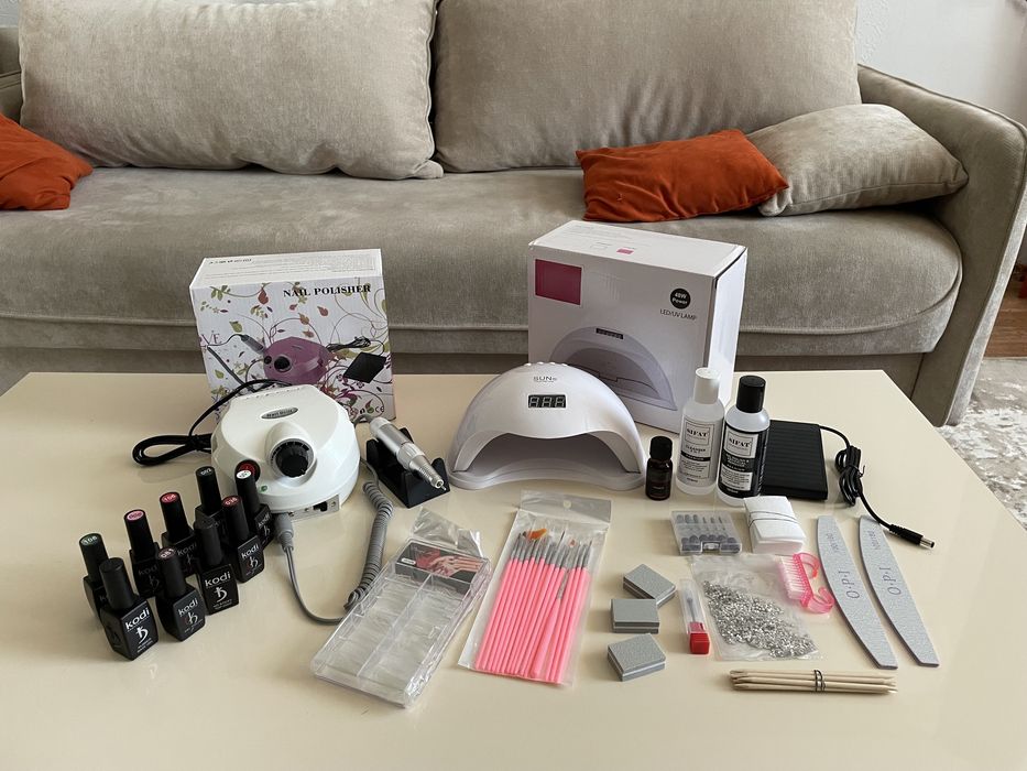 Маникюрный набор аппарат машинка гель лак