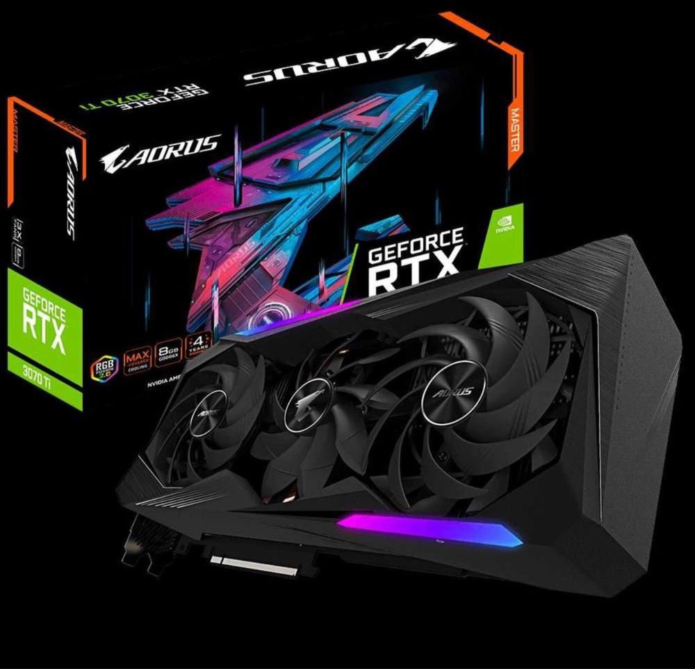 Vând placă video RTX 3070 Ti Gigabyte AORUS Master