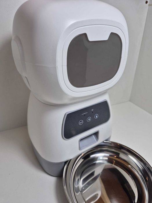 Hranitor animale SMART WIFI dispenser automat hrana caini si pisici