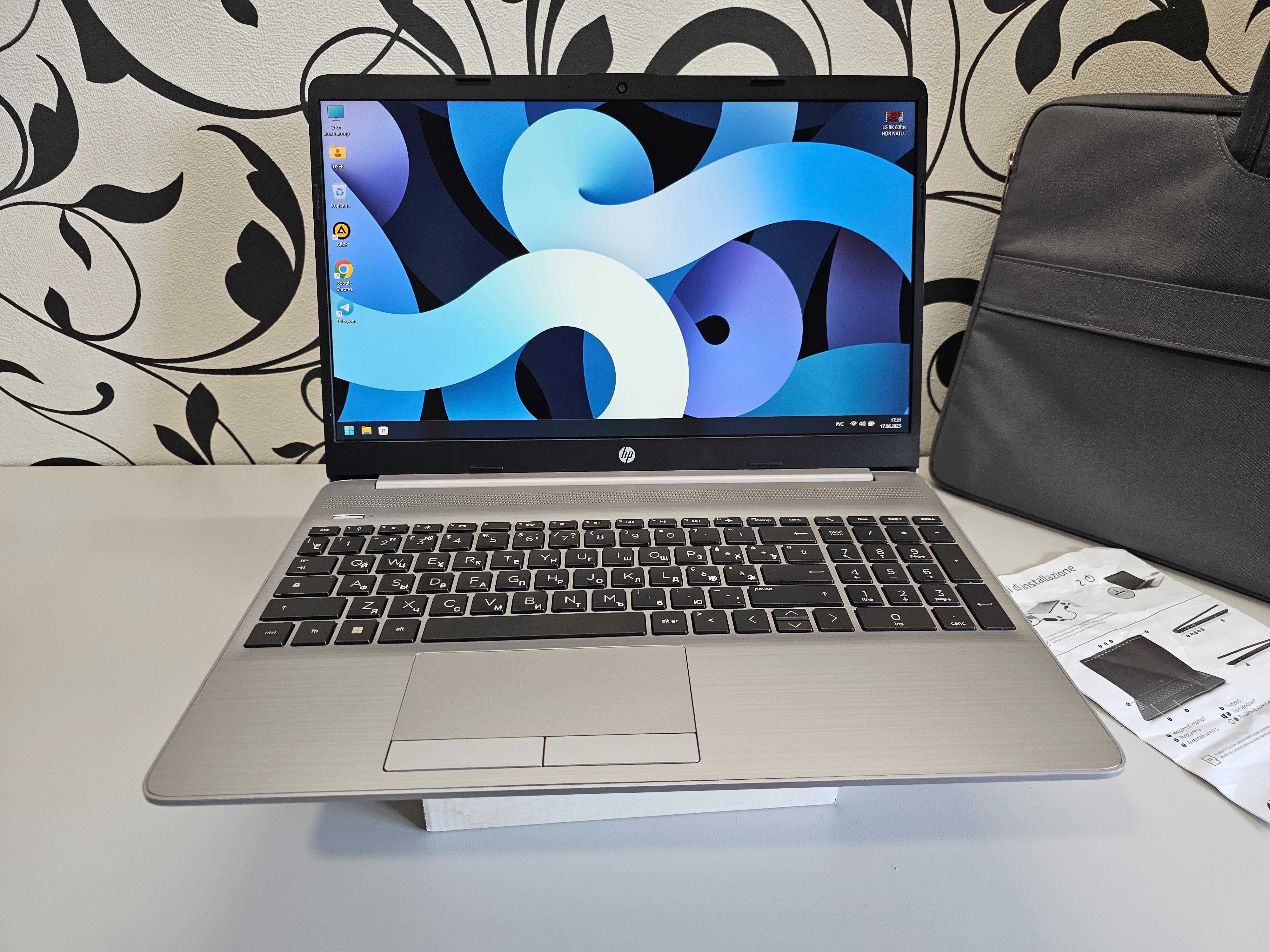 ПРОДАМ HP 255G8 Мощный Ноутбук Ryzen™5-5500U/8GB/256SSD/15.6"iPSFullHD