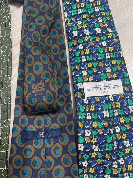 Cravate matase  naturala Lanvin , Hermes ,Givenchy , originale