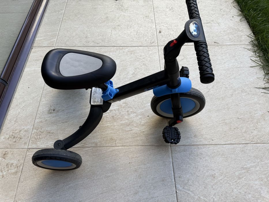 Tricicleta si bicicleta 2 in 1 Fox albastra