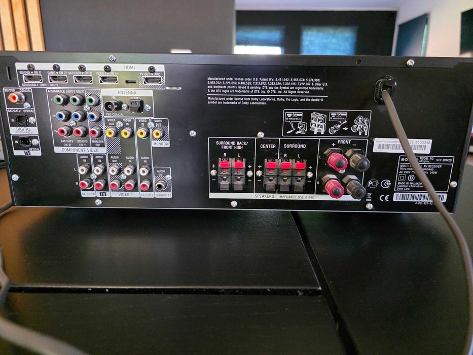 Receiver Sony 7.1 STR-DH720