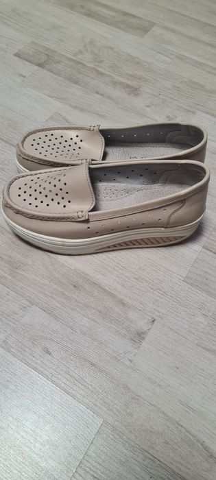 Mocasini piele damă 40