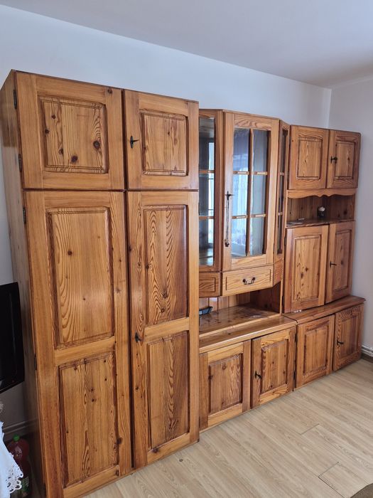 Mobila living lemn larice