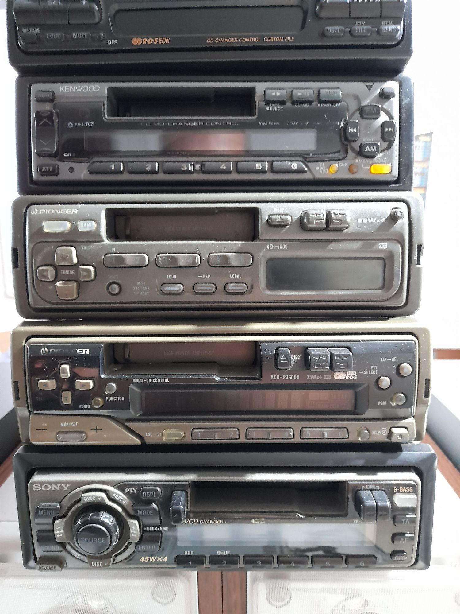 Pioneer касетофони Sony Kenwood