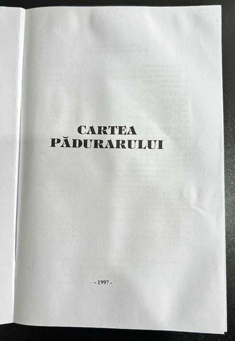 Cartea Pădurarului ediția 1997