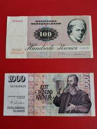 Bancnote Danemarca Islanda