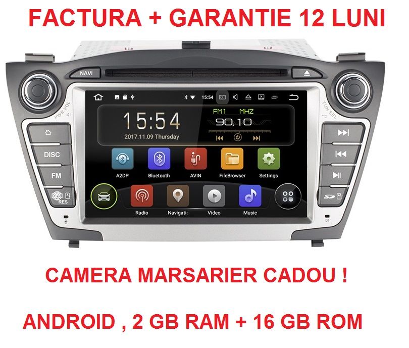 Navigatie Gps Hyundai ix35 ( 2009 - 2015 ) Garantie Camera marsarier