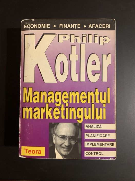 Kotker set 3 carti Principiile Marketingului, Managementul Marketingul