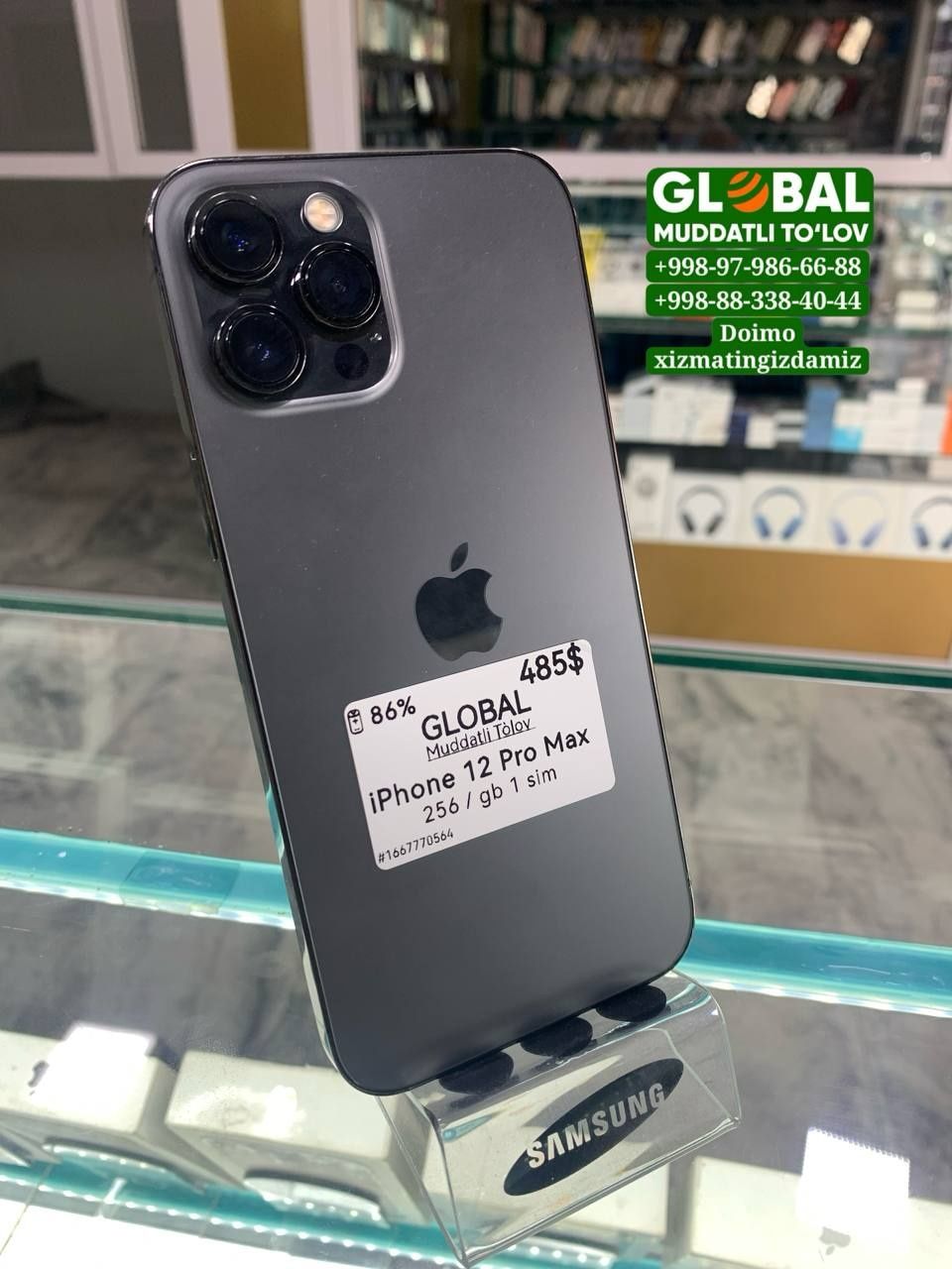 iPhone 12 Max 256 86 Muddatli tolovga
