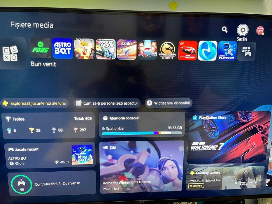 PS5 Digital Edition + PS VR2 + Jocuri VR & PS5 (conturi incluse)