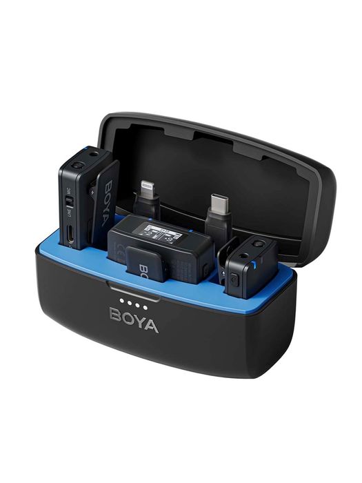 Профессиональная беспроводная микрофонная система Boya Boyamic