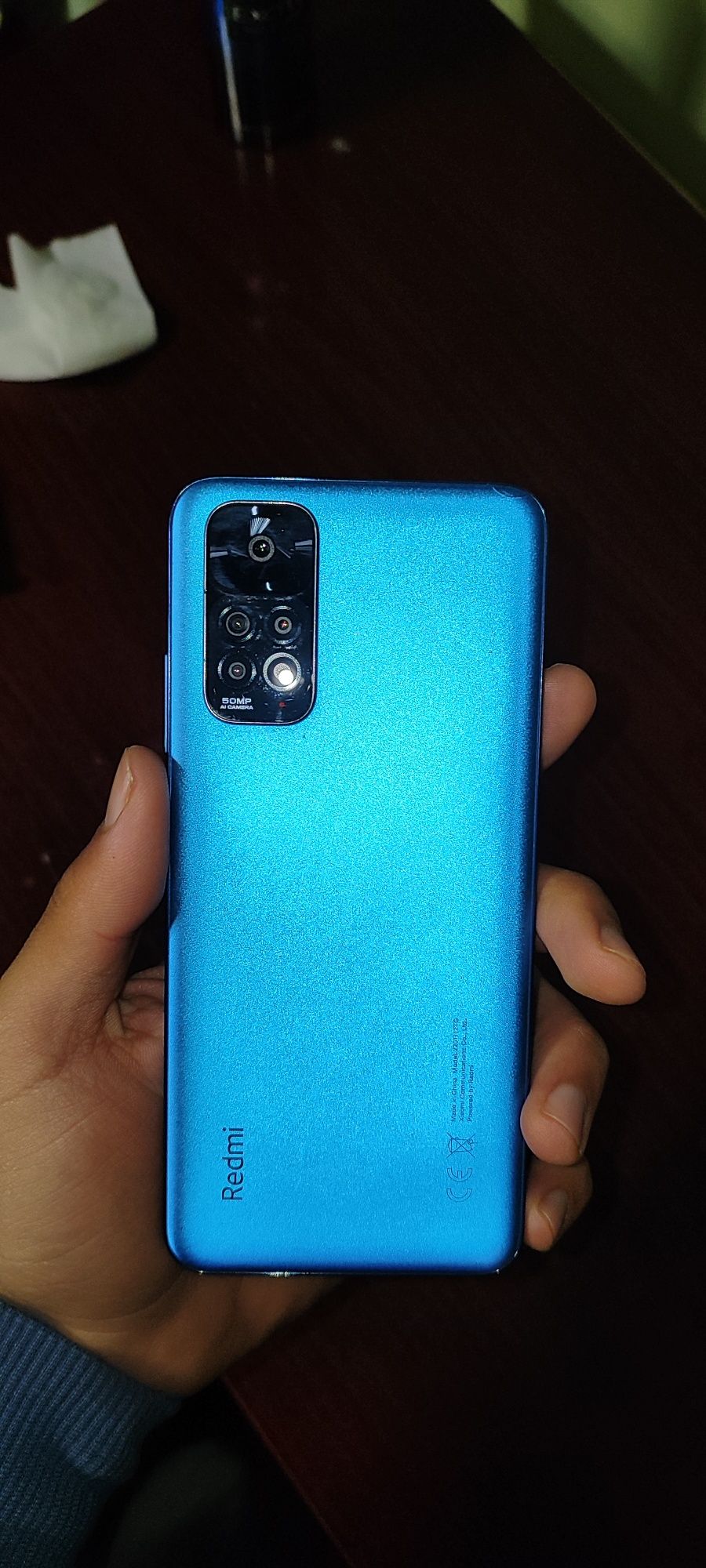 Redmi Note 11 ( Ko'k rangi, xolati ideal 128+6)