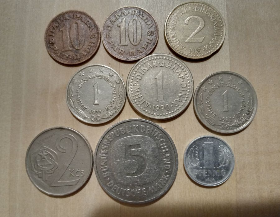 Колекция монети от различни държави