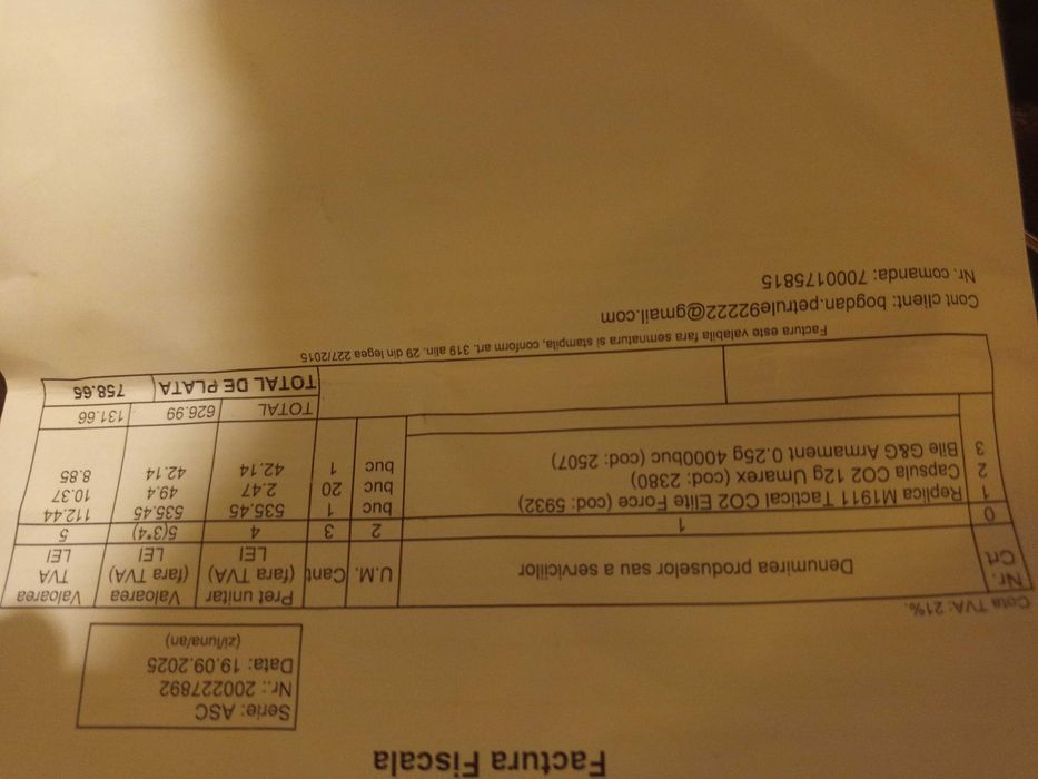 Vând pistol airsoft full metal