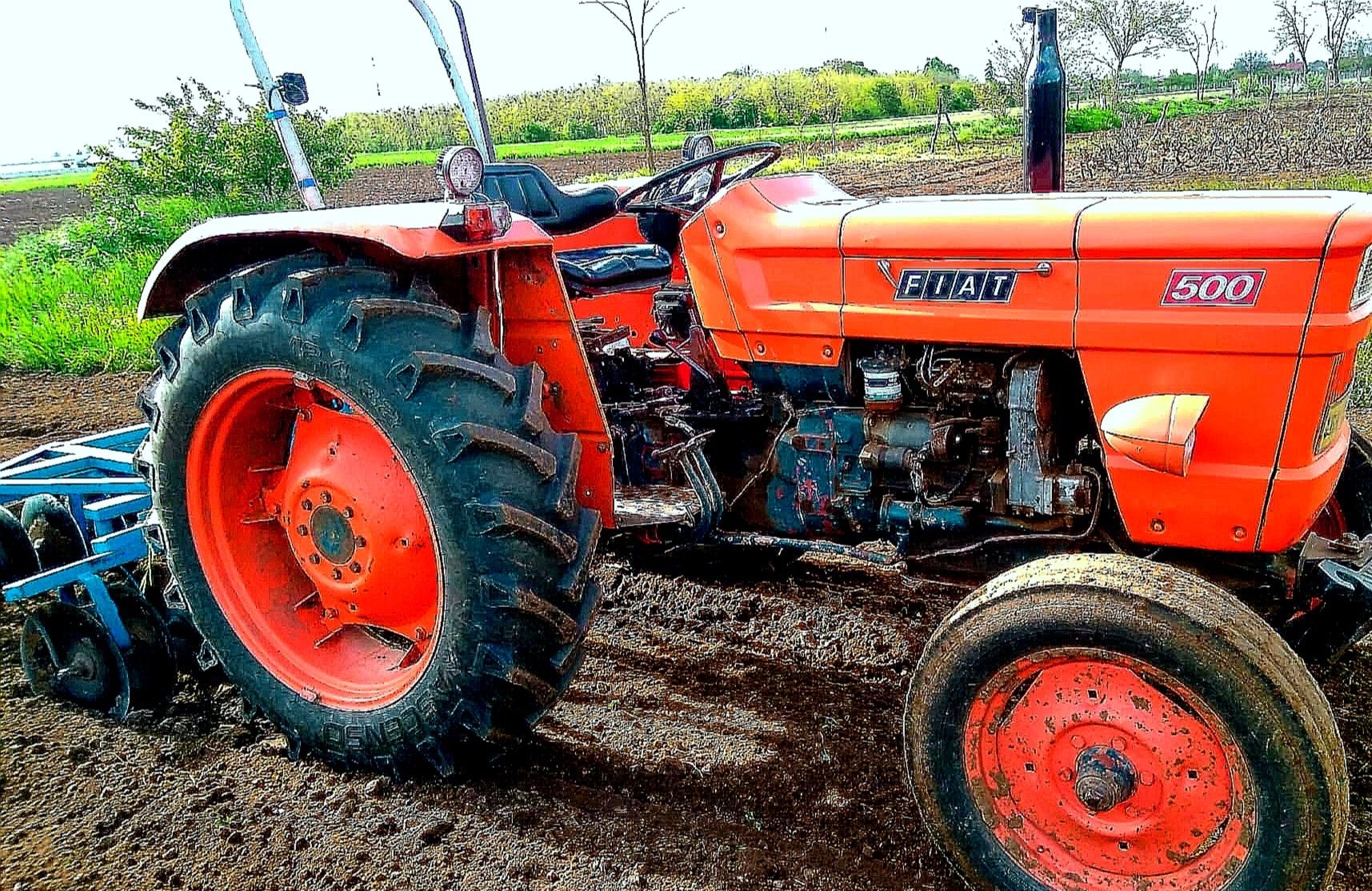 Tractor Fiat 500 înregistrat