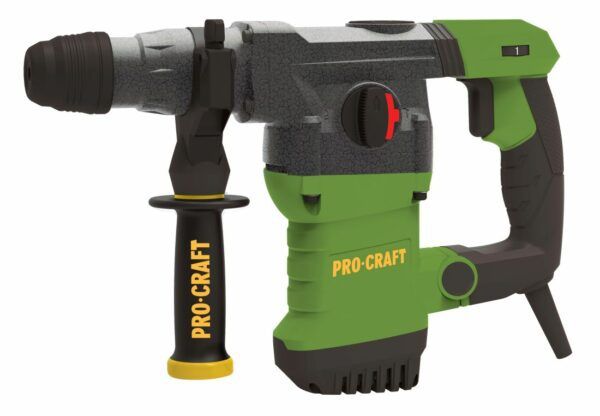 Перфоратор електрически PROCRAFT BH1500 E, 1500 W, 5 J, SDS-plu