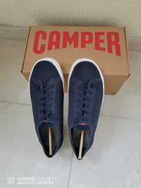 Camper/Pantofi sport din plasa cu detalii logo