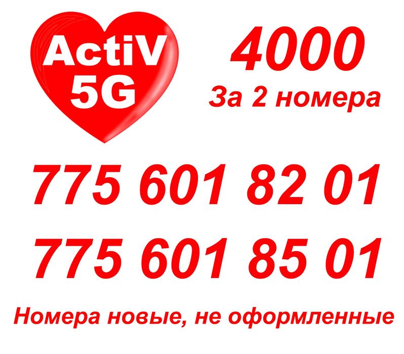 Номера Билайн и Актив. Красивая пара