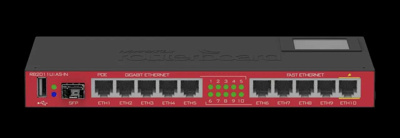 Новый Mikrotik RB2011UiAS-IN