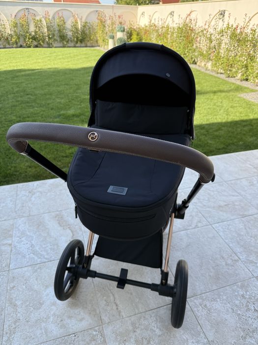 Carucior Cybex Priam 4 Sepia Black Special Edition Rose Gold