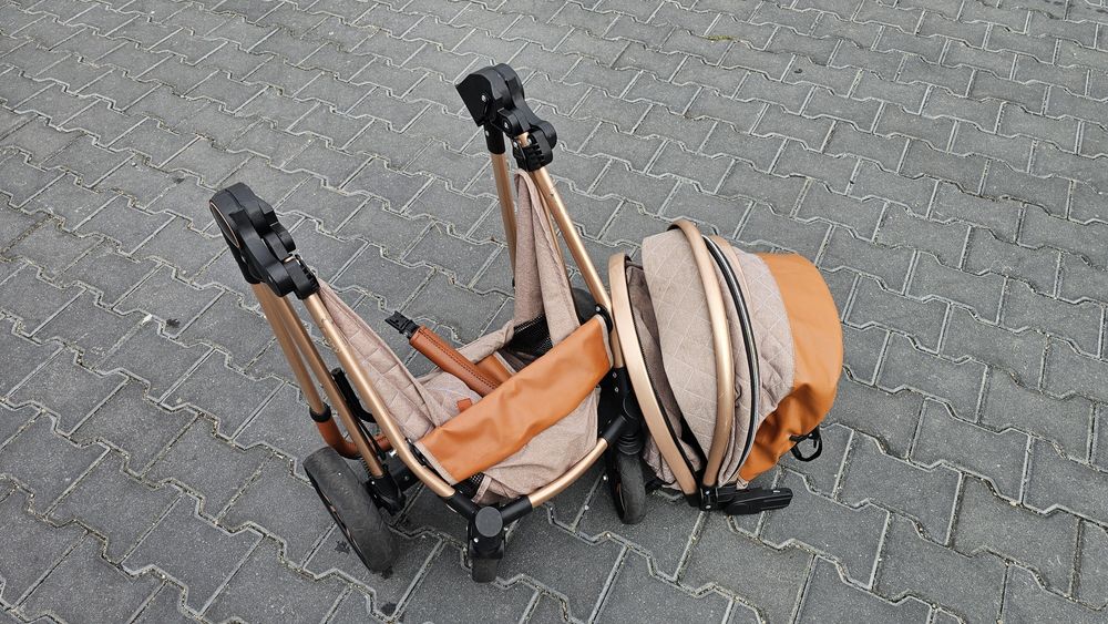 Vând carucior 3in1 care se face mic (carut)