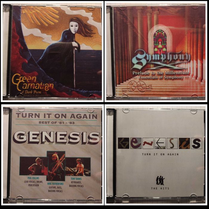Неофициални cd / цд дискове - нови - Genesis,Gr. Carnation,Symphony X