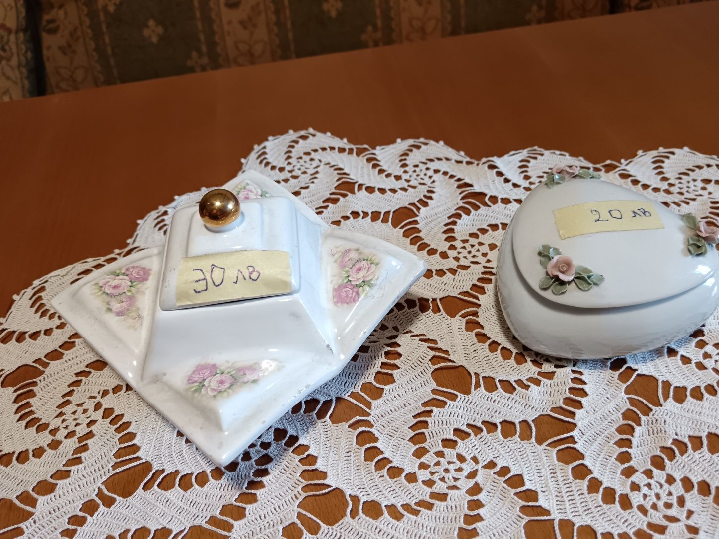 Порцеланови кутийки за бижута