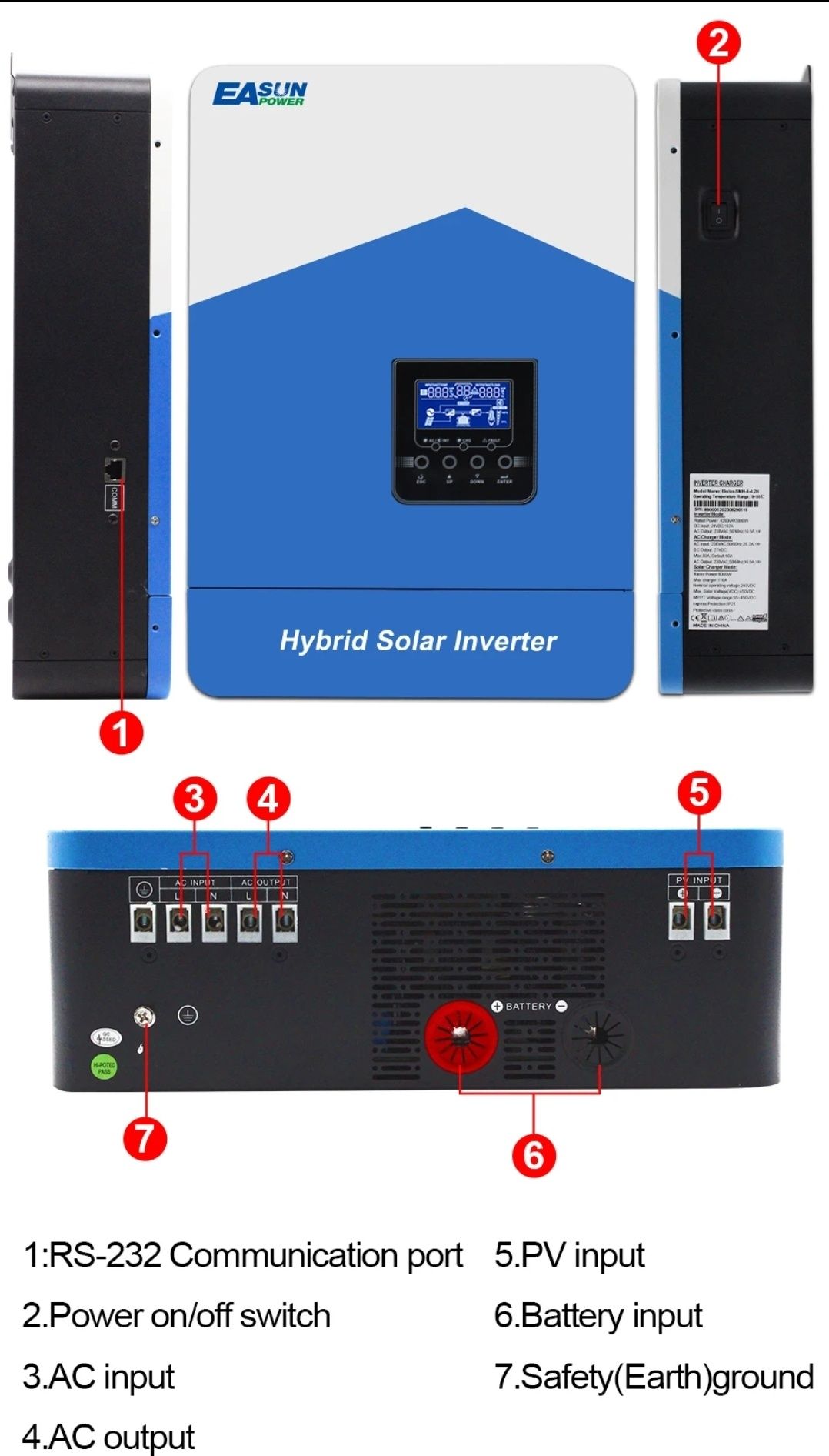 Invertor Hybrid 2.2 KW  NOU
