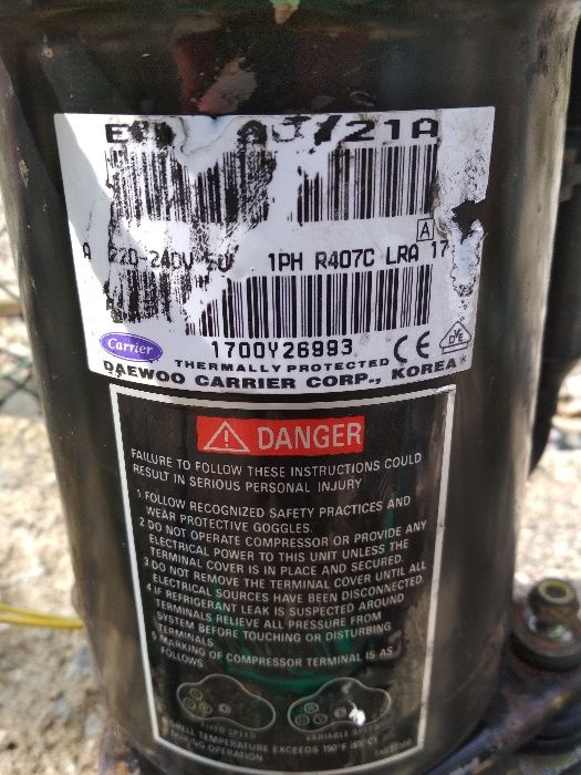 Компресор на 220V за хладилни и климатични системи