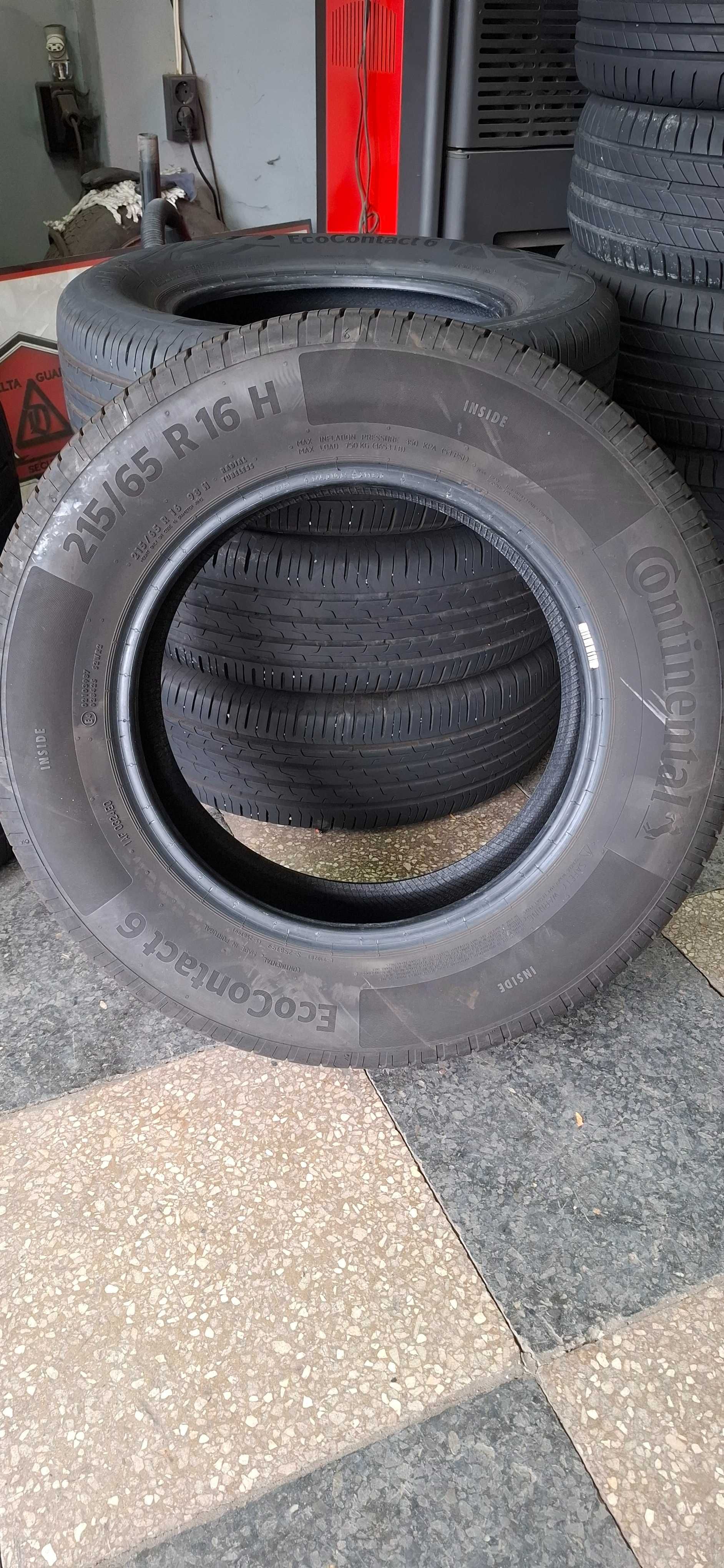 4бр. 215/65/16 Continental 6mm грайфер, дот 22г. Безплатен монтаж
