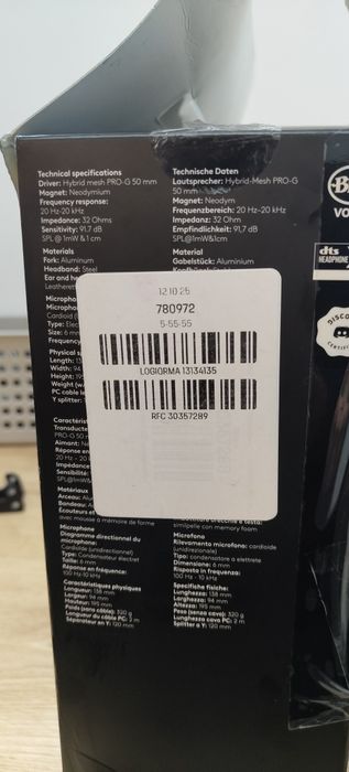 Căști gaming Logitech G Pro X SE Wired