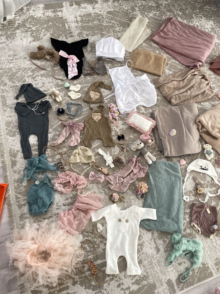Одежда ткани для фотосессии new born