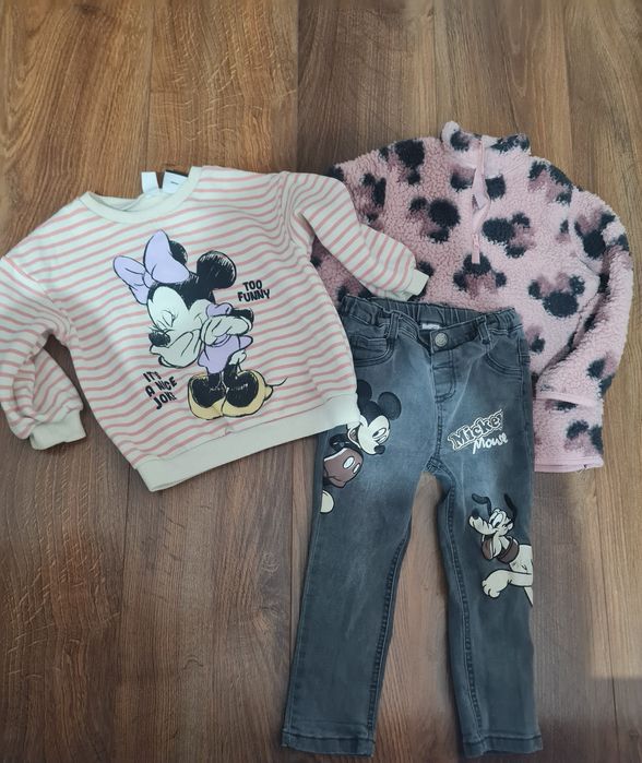 Супер запазен сет Мики Маус за 98 см. 2 год. - 3 год.