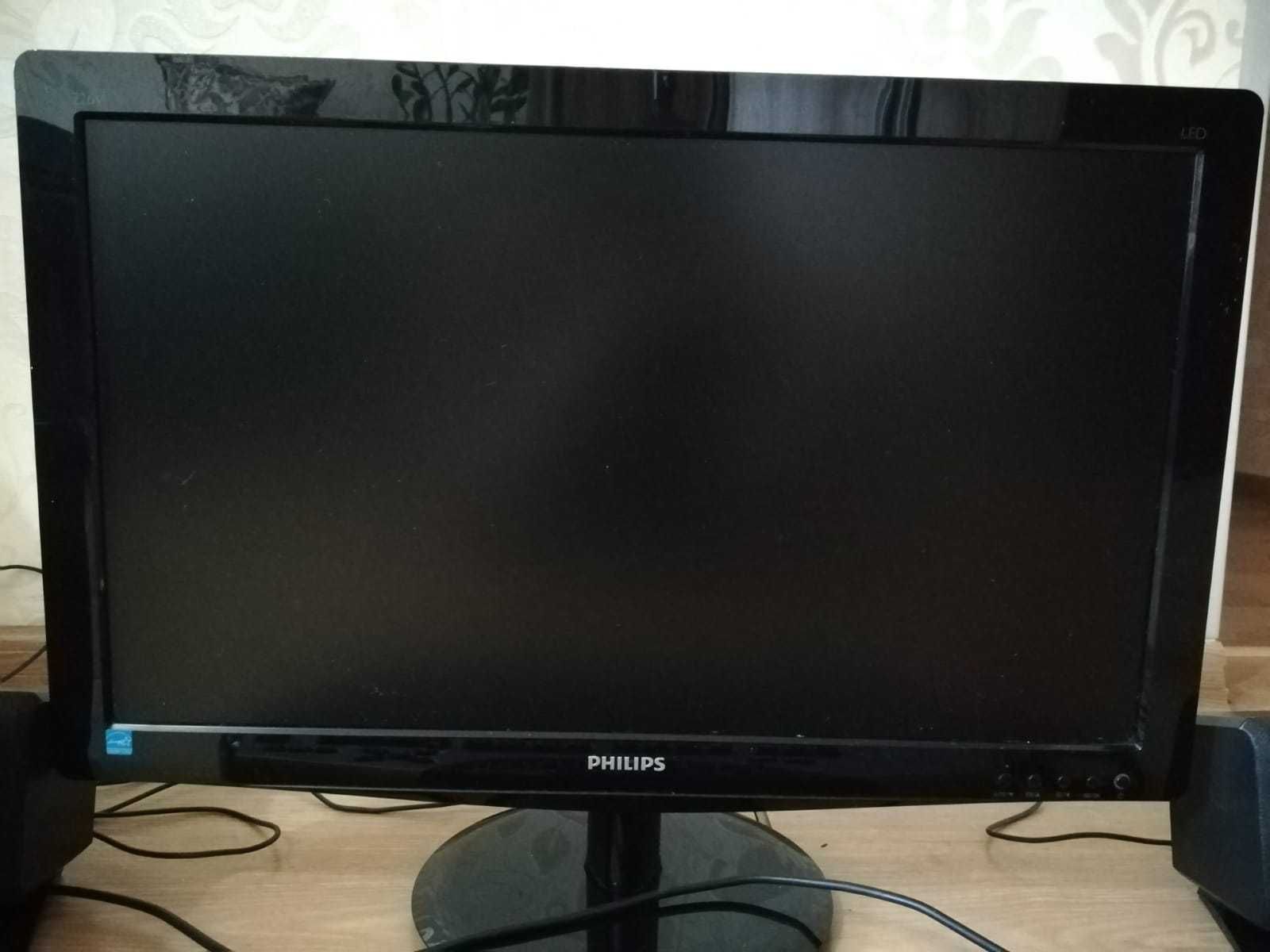 Монитор PHILIPS/клавиатура GENIUS/мышь GENIUS