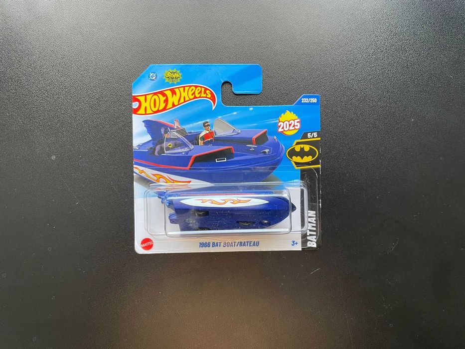Hot Wheels 1966 Bat Boat - Batman Classic TV Series - Nou Sigilat
