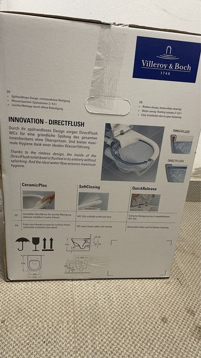 Set vas + capac WC Villeroy & Boch