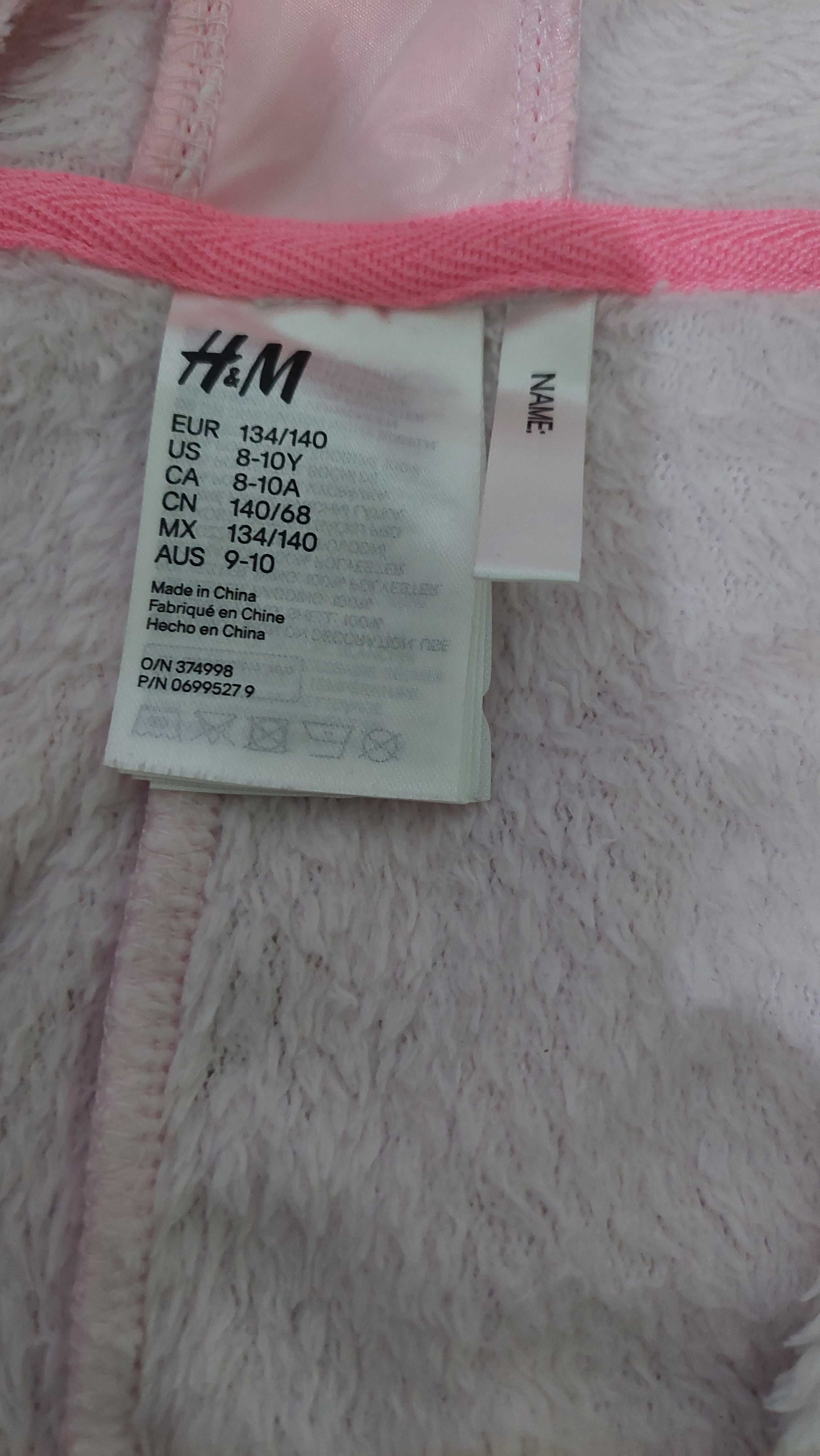 Pijama salopetă unicorn H&M, 8- 10 ani