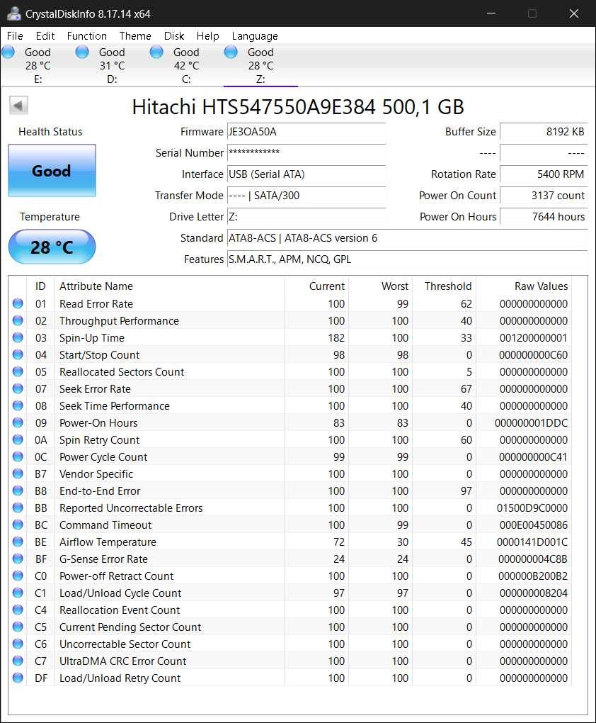 HDD 2.5 жесткие диски для ноутбука